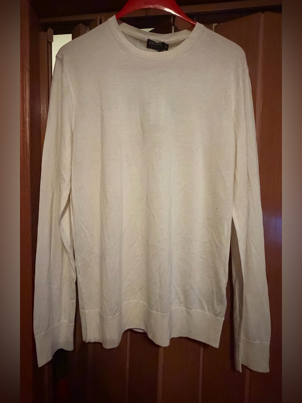 ZEGNA Silk @ Cashmere KNIT CREWNECK MENS Size M/50